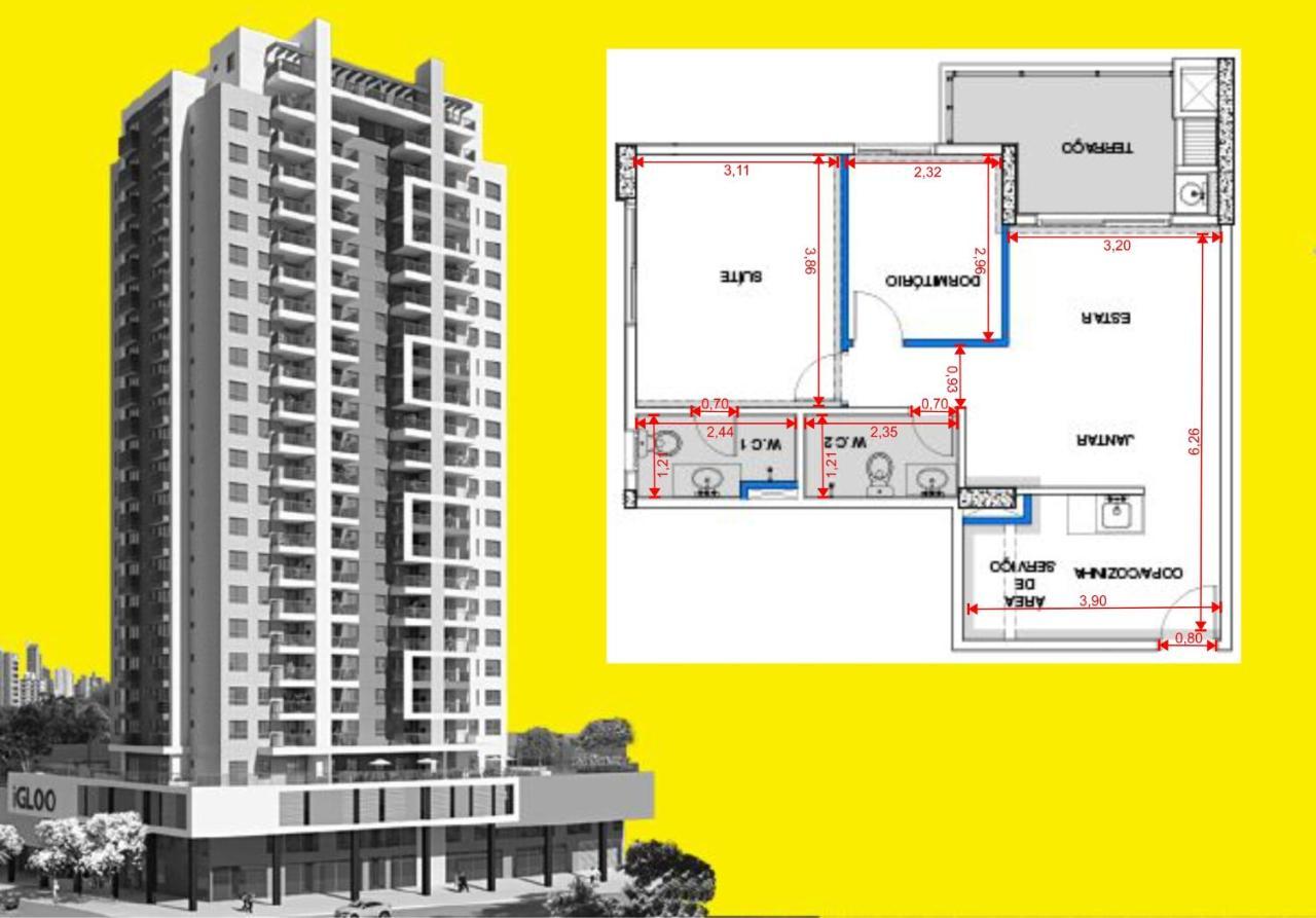 I055B- Harmony Home, 2 Quartos Com Garagem Curitiba Eksteriør billede